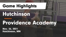 Hutchinson  vs Providence Academy Game Highlights - Nov. 26, 2021