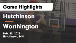 Hutchinson  vs Worthington  Game Highlights - Feb. 19, 2022