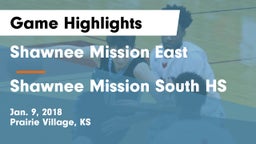 Shawnee Mission East  vs Shawnee Mission South HS Game Highlights - Jan. 9, 2018