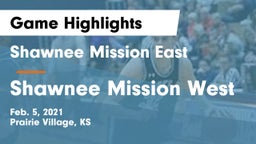 Shawnee Mission East  vs Shawnee Mission West Game Highlights - Feb. 5, 2021