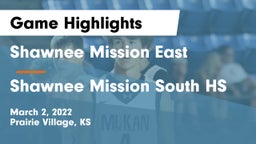 Shawnee Mission East  vs Shawnee Mission South HS Game Highlights - March 2, 2022