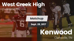 Matchup: West Creek High vs. Kenwood  2017