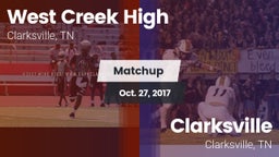 Matchup: West Creek High vs. Clarksville  2017
