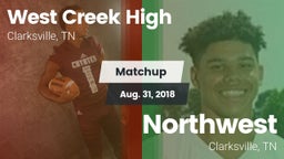 Matchup: West Creek High vs. Northwest  2018