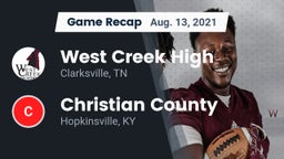 Recap: West Creek High vs. Christian County  2021