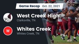 Recap: West Creek High vs. Whites Creek  2021