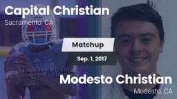 Matchup: Capital Christian Hi vs. Modesto Christian  2017