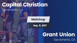 Matchup: Capital Christian Hi vs. Grant Union  2017