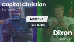 Matchup: Capital Christian Hi vs. Dixon  2017