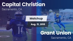 Matchup: Capital Christian Hi vs. Grant Union  2018