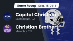 Recap: Capital Christian  vs. Christian Brothers  2018