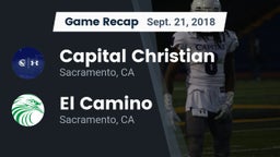 Recap: Capital Christian  vs. El Camino  2018