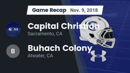 Recap: Capital Christian  vs. Buhach Colony  2018