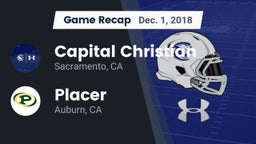 Recap: Capital Christian  vs. Placer  2018