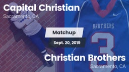 Matchup: Capital Christian Hi vs. Christian Brothers  2019