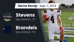 Recap: Stevens  vs. Brandeis  2019
