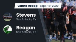 Recap: Stevens  vs. Reagan  2020