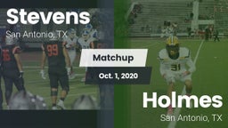 Matchup: Stevens  vs. Holmes  2020