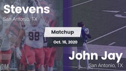 Matchup: Stevens  vs. John Jay  2020