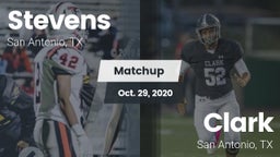 Matchup: Stevens  vs. Clark  2020