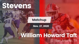 Matchup: Stevens  vs. William Howard Taft  2020