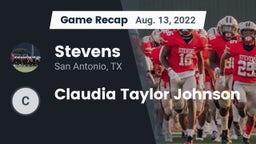 Recap: Stevens  vs. Claudia Taylor Johnson  2022