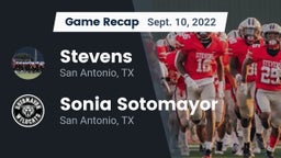 Recap: Stevens  vs. Sonia Sotomayor  2022
