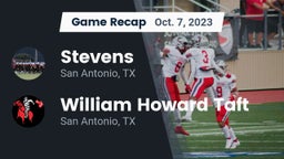 Recap: Stevens  vs. William Howard Taft  2023