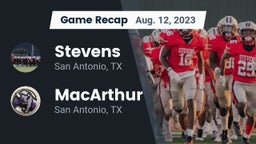 Recap: Stevens  vs. MacArthur  2023