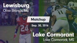 Matchup: Lewisburg vs. Lake Cormorant  2016