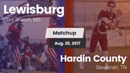 Matchup: Lewisburg vs. Hardin County  2017
