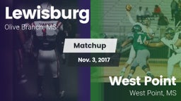 Matchup: Lewisburg vs. West Point  2017