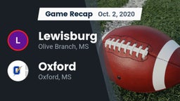 Recap: Lewisburg  vs. Oxford  2020