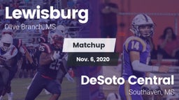 Matchup: Lewisburg vs. DeSoto Central  2020
