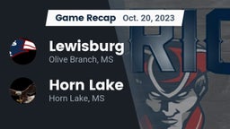 Recap: Lewisburg  vs. Horn Lake  2023