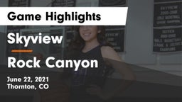 Skyview  vs Rock Canyon  Game Highlights - June 22, 2021