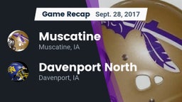Recap: Muscatine  vs. Davenport North  2017