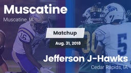 Matchup: Muscatine High vs. Jefferson  J-Hawks 2018