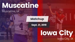 Matchup: Muscatine High vs. Iowa City  2018