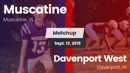 Matchup: Muscatine High vs. Davenport West  2019