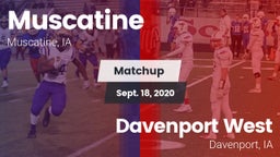 Matchup: Muscatine High vs. Davenport West  2020