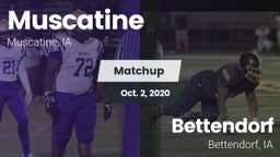 Matchup: Muscatine High vs. Bettendorf  2020