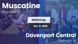 Matchup: Muscatine High vs. Davenport Central  2020