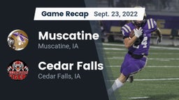 Recap: Muscatine  vs. Cedar Falls  2022