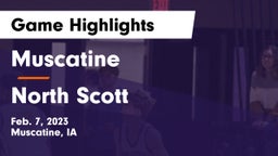 Muscatine  vs North Scott  Game Highlights - Feb. 7, 2023