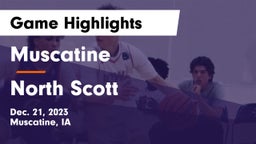 Muscatine  vs North Scott  Game Highlights - Dec. 21, 2023