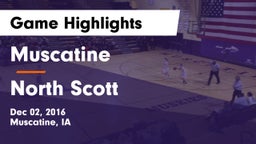 Muscatine  vs North Scott  Game Highlights - Dec 02, 2016