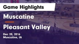 Muscatine  vs Pleasant Valley  Game Highlights - Dec 20, 2016