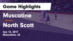 Muscatine  vs North Scott  Game Highlights - Jan 13, 2017