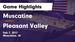 Muscatine  vs Pleasant Valley  Game Highlights - Feb 7, 2017